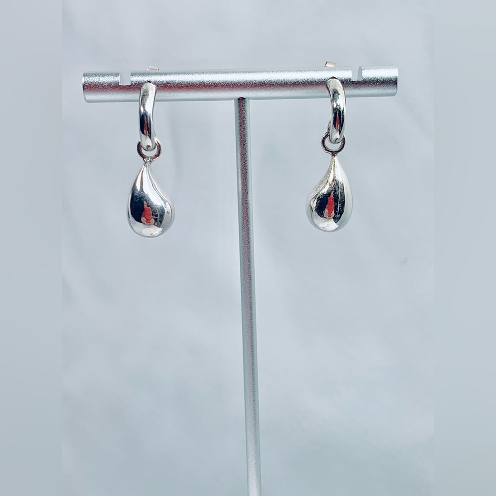 Silpada Set - Solid Sterling Teardrop Post Drop E… - image 3